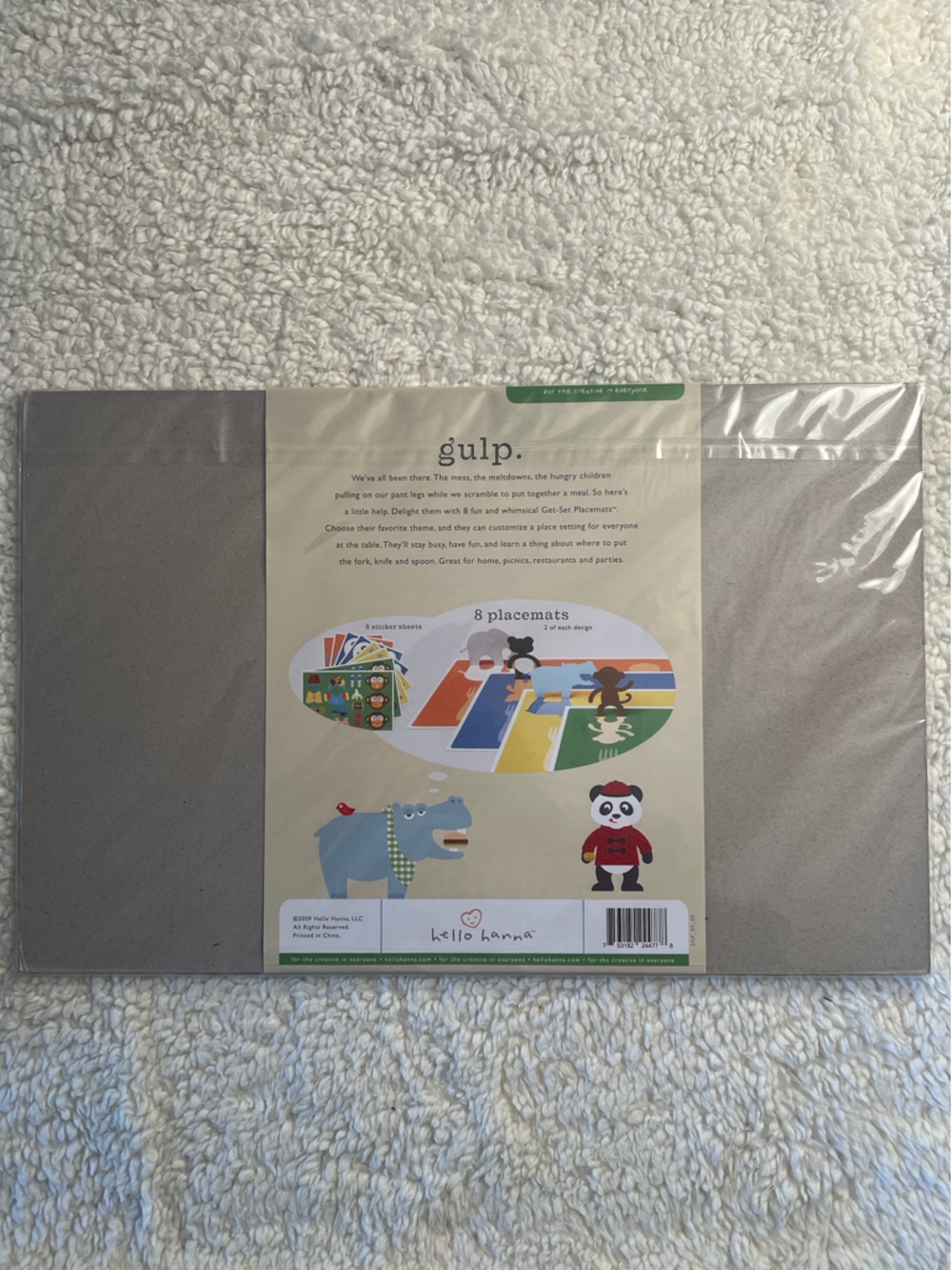 Hello Hanna "Hello Jungle" Get-Set Animal Pop-Up Placemats - Picture 2 of 8